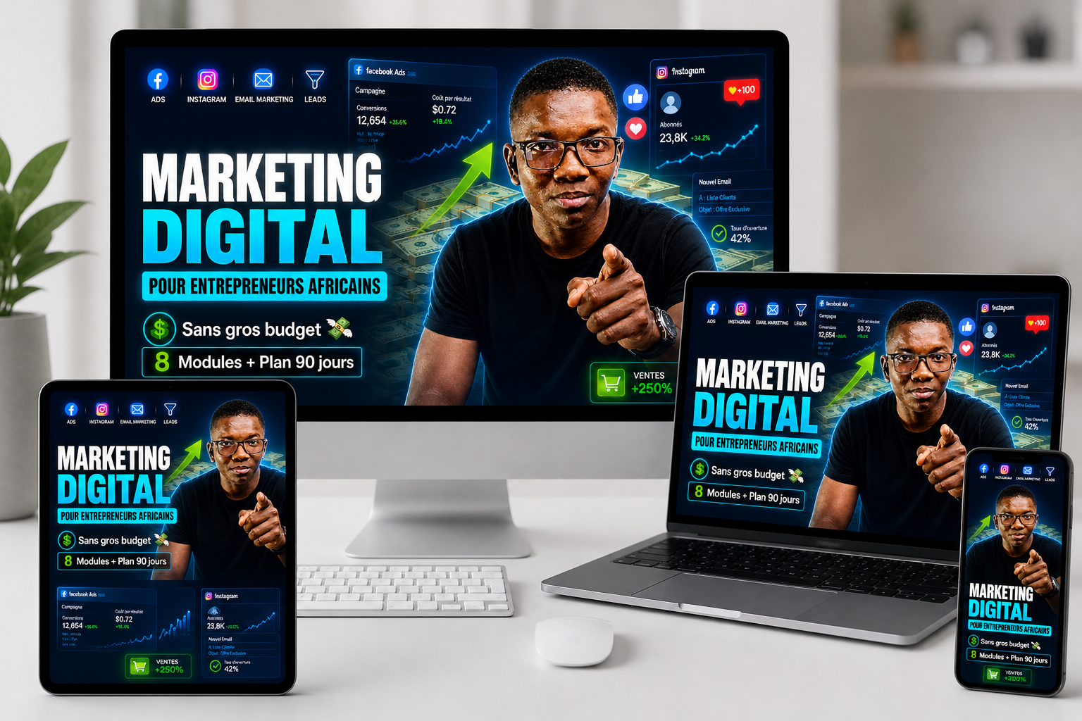 Formation Marketing Digital pour Entrepreneurs Africains